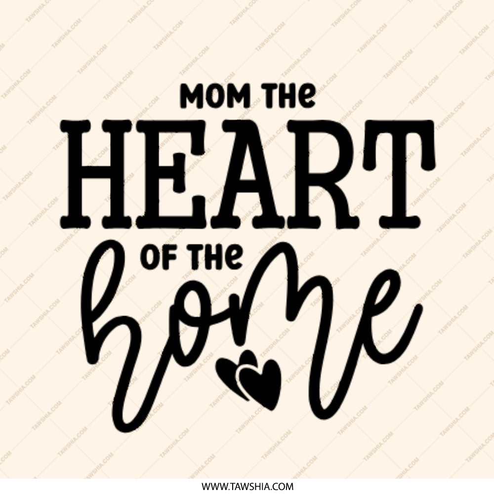 Mom The Heart Of The Home Pinback, Mothers Day Gift, Heart Pin, Home Pin, Mom Gift, Gift For Mom, Mom Pinback, Decorative Pin - Tawshia