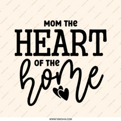 Mom The Heart Of The Home Pinback, Mothers Day Gift, Heart Pin, Home Pin, Mom Gift, Gift For Mom, Mom Pinback, Decorative Pin - Tawshia
