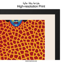 Yayoi Kusama Wall Art, Infinity Nets Print, Modern Art Poster, Japanese Artist Decor, Geometric Art Print, Abstract Wall Decor - Tawshia