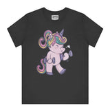Unicorn Lifting Weights Graphic T-shirt Kids product