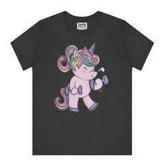 Unicorn Lifting Weights Graphic T-shirt Kids product