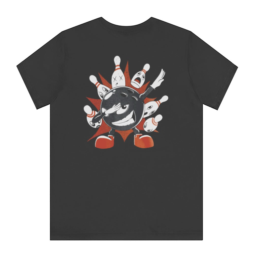 Bowling Strikes Graphic T-shirt for Sports Enthusiasts Product
