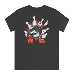 Bowling Strikes Graphic T-shirt for Sports Enthusiasts Product
