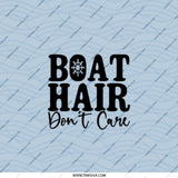 Boat Hair Don't Care Pocket Mirror, Nautical Gift, Funny Boating Accessory, On The Water, Lake Life, Boater Gift - Tawshia