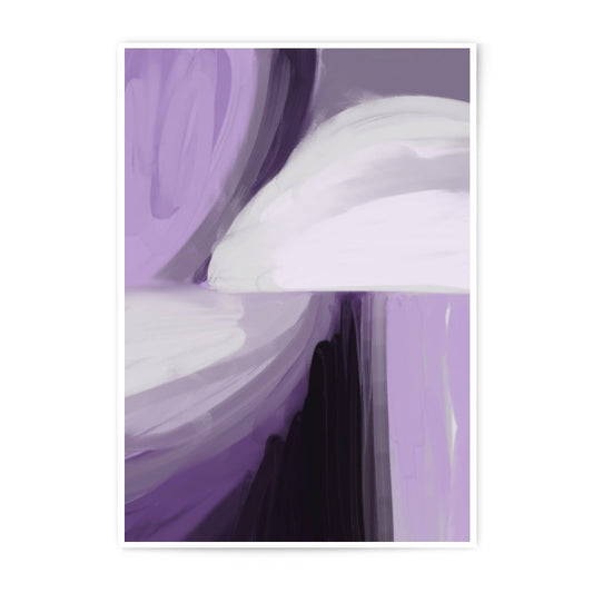 Abstract Art Photographic Print, Purple Painting Wall Decor, Modern Art Print, Home Decor, Contemporary Art, Purple Abstract Art - Tawshia