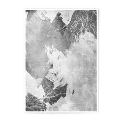 Abstract Landscape Photographic Print, Black and White Art, Modern Wall Decor, Mountain Painting, Minimalist Home Design - Tawshia