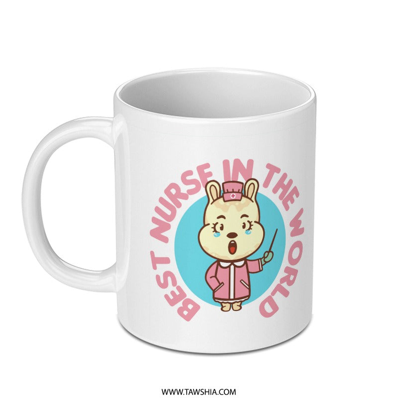 Best Nurse In The World Cartoon Mug product
