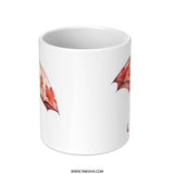 Fall Umbrella Mug, Autumn Leaves Design, Seasonal Drinkware, Coffee Mug, Tea Cup, Cozy Gift, Fall Decor, Thanksgiving Gift Idea SKU: MG10004205 - Tawshia