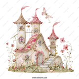Watercolor Castle Mug, Fairy Tale Mug, Princess Castle Coffee Mug, Whimsical Home Decor Mug, Pink Castle Gift Idea, Fantasy Mug - Tawshia