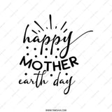 Happy Mother Earth Day Tote Bag, Eco Friendly Tote, Reusable Grocery Bag, Earth Day Gift, Gift For Mom, Mothers Day Tote, Everyday Tote - Tawshia