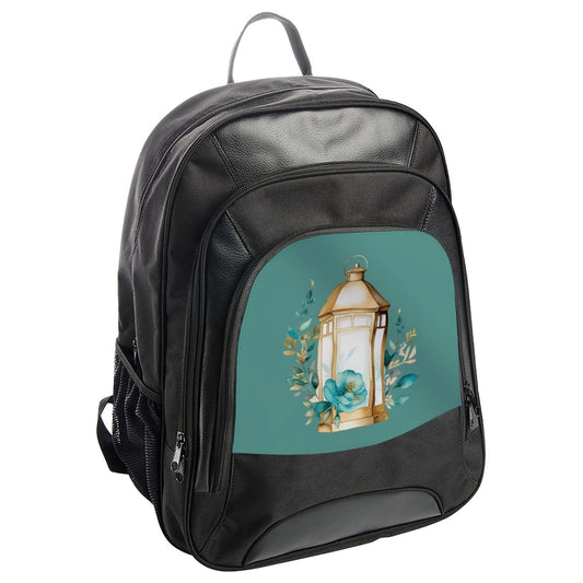 Floral Lantern Backpack, Artistic Backpack, Unique Design Backpack, Stylish Backpack, Travel Backpack, Everyday Backpack - Tawshia