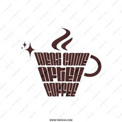 Coffee Lover Pillow, Ideas Come After Coffee Design, Novelty Pillow, Decorative Pillow, Home Decor Pillow, Coffee Gift Pillow, Throw Pillow - Tawshia