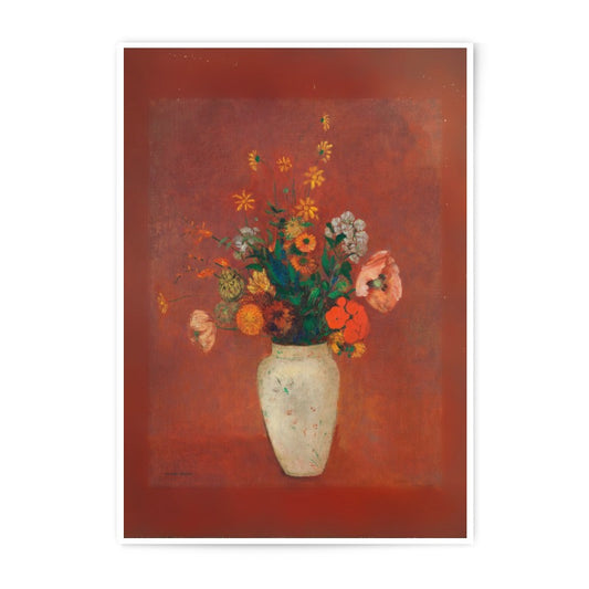 Floral Photographic Print, Still Life Flowers, Vintage Vase Art, Fine Art Print, Botanical Decor, Home Decor Art Print, Wall Art - Tawshia