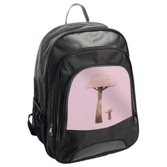 Mushroom Backpack, Pink Fungi Backpack, Fairycore Backpack, Kawaii Mushroomcore, Fungi Lovers Backpack, Naturecore Aesthetic - Tawshia