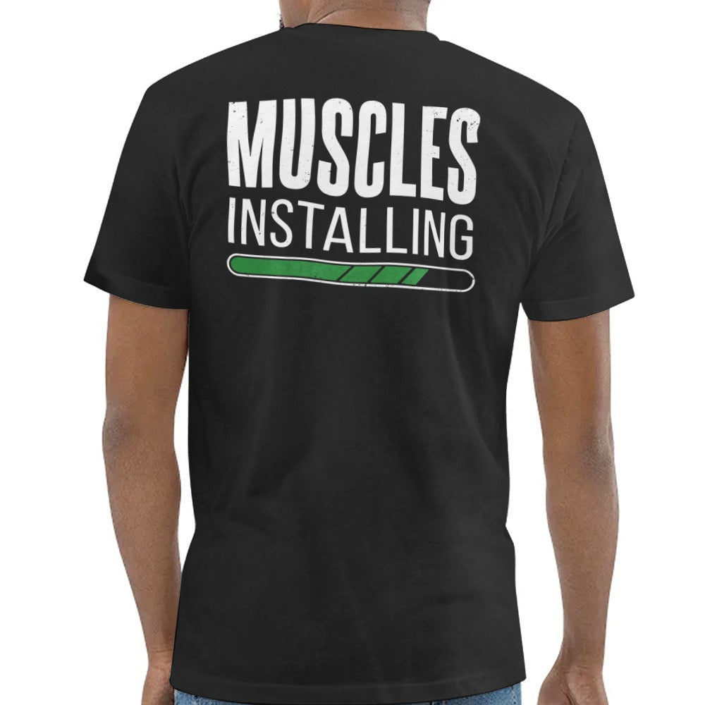 Muscles Installing Graphic Tee Shirt product type