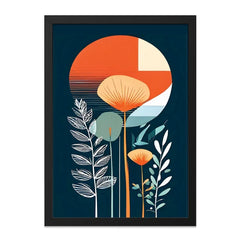 Floral Wall Art, Abstract Flower Print, Botanical Art Decor, Modern Wall Decor, Home Decor Wall Art - Tawshia