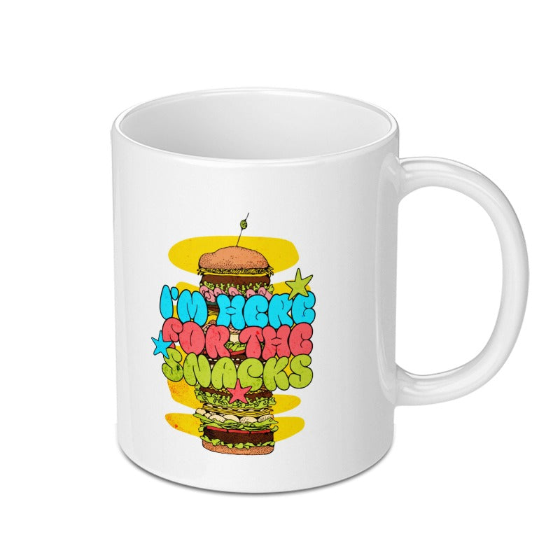 I'm Here for the Snacks Graphic Mug product