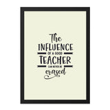 Teacher Influence Wall Art, Inspirational Quote Print, Classroom Decor, Teacher Appreciation Gift, Educator Gift, Mentor Wall Decor - Tawshia