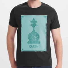 Artistic Queen Chess Piece Graphic T-Shirt product