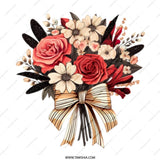Floral Bouquet Mug, Roses and Ribbon Coffee Mug, Flower Lover Gift, Elegant Drinkware, Unique Design, Decorative Mug (139 characters) - Tawshia