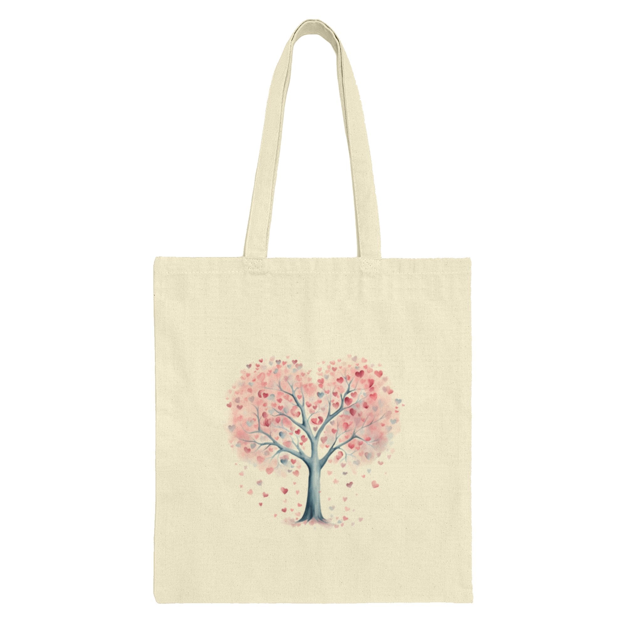 Lovely Heart Shaped Tree Design Reusable Tote Bag product