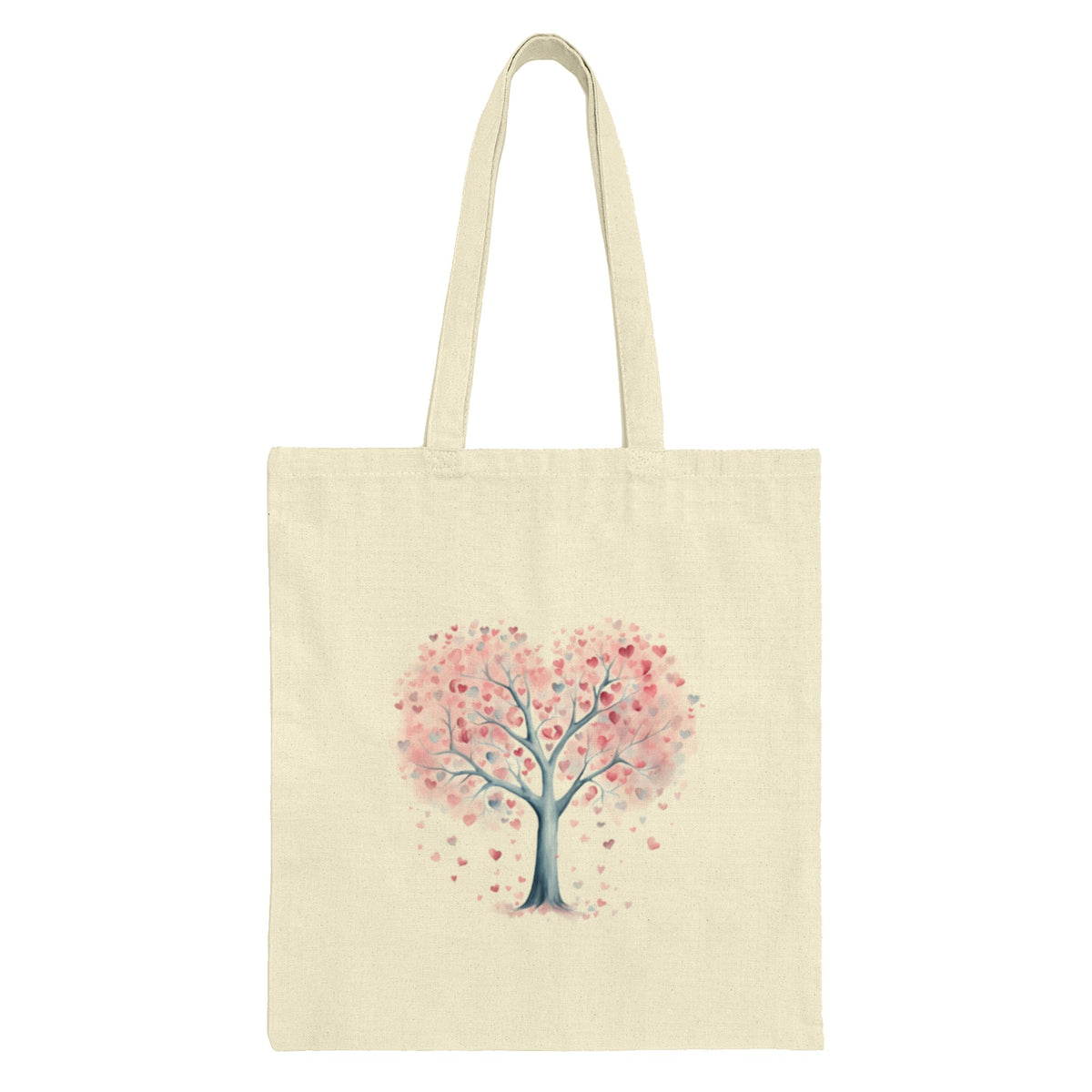 Lovely Heart Shaped Tree Design Reusable Tote Bag product