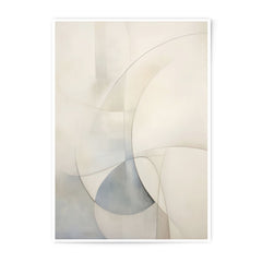Abstract Lines Photographic Print, Modern Wall Art, Minimalist Art Print, Home Decor, Beige and Grey Tones, Unique Gift Idea - Tawshia