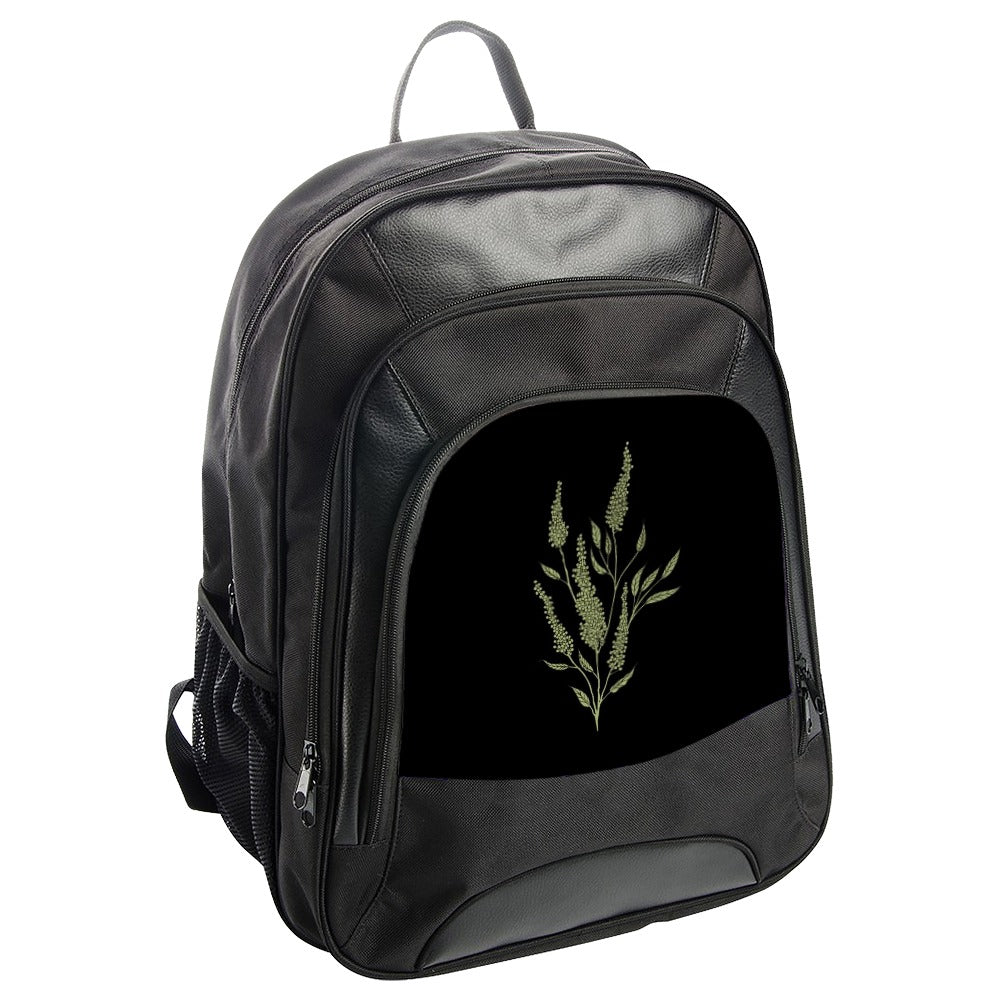 Floral Backpack, Aesthetic Backpack, Lavender Plant Backpack, Botanical Backpack, Nature Inspired Backpack, Stylish Backpack - Tawshia