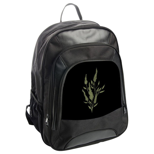 Floral Backpack, Aesthetic Backpack, Lavender Plant Backpack, Botanical Backpack, Nature Inspired Backpack, Stylish Backpack - Tawshia