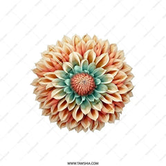 Dahlia Pillow, Flower Pillow, Floral Throw Pillow, Decorative Pillow, Home Decor Pillow, Couch Pillow, Accent Pillow, Bedroom Pillow, Unique - Tawshia