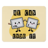 Ctrl Z Undo It Mouse Pad, Computer Keyboard Keys, Funny Geek Desk Decor, Tech Gift Idea, Cute Desk Accessories, Programmer Gift - Tawshia