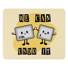 Ctrl Z Undo It Mouse Pad, Computer Keyboard Keys, Funny Geek Desk Decor, Tech Gift Idea, Cute Desk Accessories, Programmer Gift - Tawshia