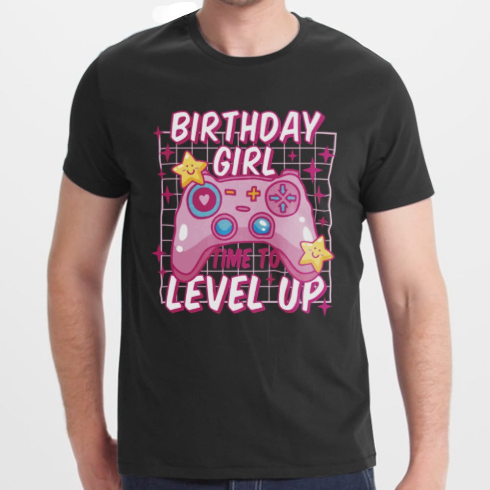 Birthday Girl Time to Level Up Graphic Tee product