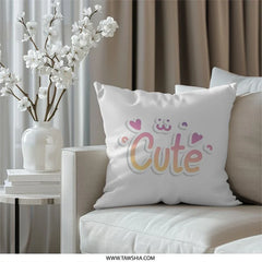 Cute Pillow, Kawaii Pillow, Aesthetic Pillow, Pastel Pillow, Home Decor, Gift Idea, Decorative Pillow, Throw Pillow, Accent Pillow - Tawshia