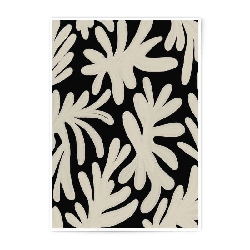 Minimalist Plant Photographic Print, Beige Leaves Wall Art, Modern Home Decor, Abstract Botanical Photography, Living Room Art Print - Tawshia