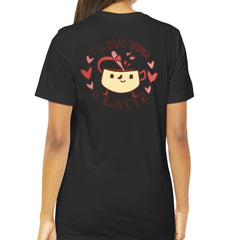 I Love You A Latte Cute Graphic Tee Shirt product type