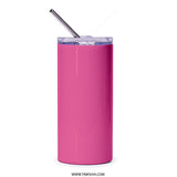 Sprinkled Donut Tumbler, Pink Tumbler, Sweet Treat Gift, Foodie Lover Present, Drinkware, Travel Mug, Cute Tumblers, For Her, For Him - Tawshia