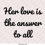 Love is the Answer Pinback Button, Positive Message Button, Inspirational Quote Pin, Her Love Gift Button, Cute Accessory Pin - Tawshia