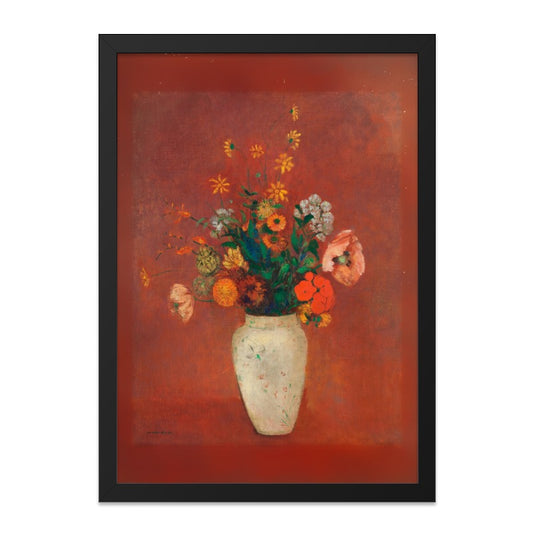 Vintage Flower Wall Art, Floral Still Life Print, Antique Vase Painting, Botanical Home Decor, Classic Art Print - Tawshia