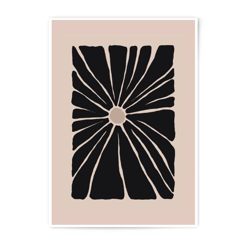 Abstract Floral Photographic Print, Boho Wall Decor, Modern Art Print, Neutral Tone Art, Minimalist Flower Art, Home Decor, Wall Art - Tawshia