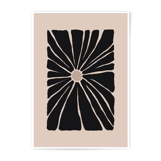 Abstract Floral Photographic Print, Boho Wall Decor, Modern Art Print, Neutral Tone Art, Minimalist Flower Art, Home Decor, Wall Art - Tawshia