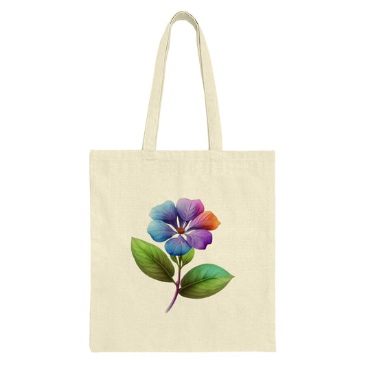 Floral Tote Bag, Colorful Flower Print, Unique Tote, Gift Idea, Trendy Bag, Aesthetic Design, Everyday Bag, Shopping Tote - Tawshia