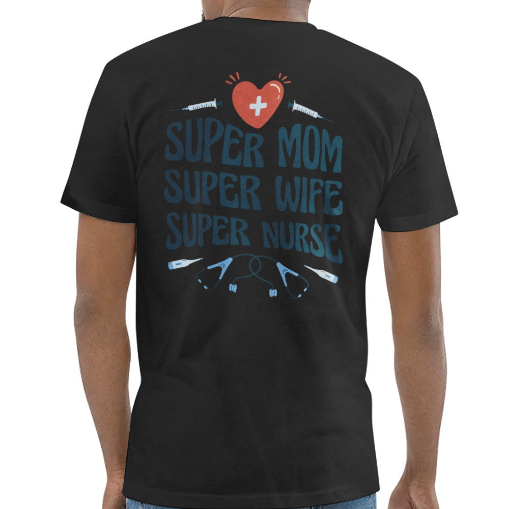 Super Mom Super Wife Super Nurse Graphic T-shirt product