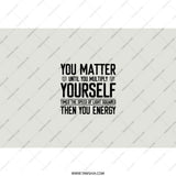 You Matter Science Tumbler, Funny Physics Formula Gift, Inspirational Science Quote, School Teacher Gift, Unique Science Gift - Tawshia