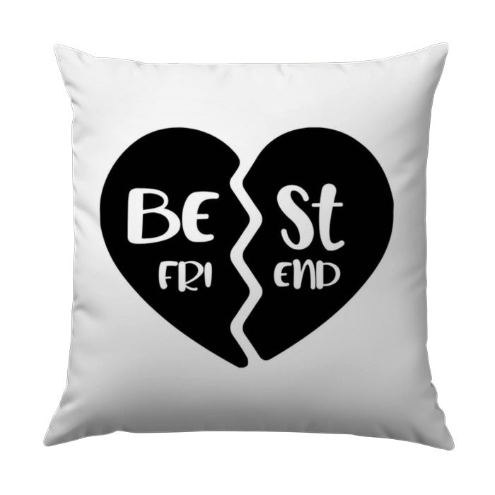 Best Friend Pillow, Heart Pillow, Friendship Gift, Room Decor, BFF Pillow, Decorative Pillow, Custom Pillow, Friend Birthday Gift - Tawshia