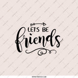 Lets Be Friends Pocket Mirror, Cute Mirror, Friendship Gift, Best Friends Gift, Compact Mirror, Travel Mirror, Gift For Her, Pocket Mirror - Tawshia