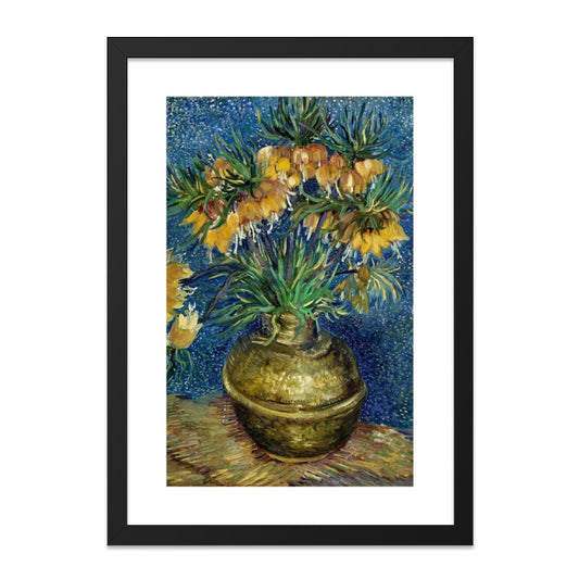 Van Gogh Wall Art, Fritillaries in Copper Vase Print, Floral Wall Decor, Fine Art Prints, Vintage Art, Dutch Masters Wall Art - Tawshia