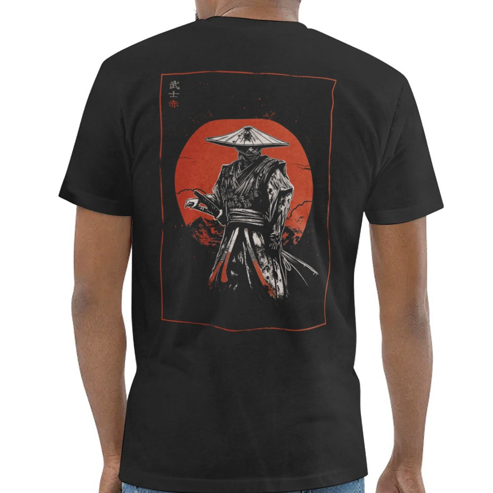 Samurai Warrior with Red Sun T-shirt product type
