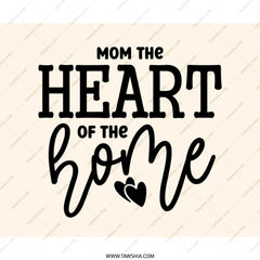 Mom Heart Home Mouse Pad, Mothers Day Gift, Gift for Mom, Cute Mousepad, Home Decor, Heart Mousepad, Mom Gift, Desk Accessory - Tawshia