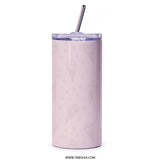 Pink Ice Cream Tumbler, Cute Foodie Gift, Stainless Steel Tumbler, Dessert Lover Gift, Cold Drink Tumbler, Summer Drinkware, Travel Mug - Tawshia